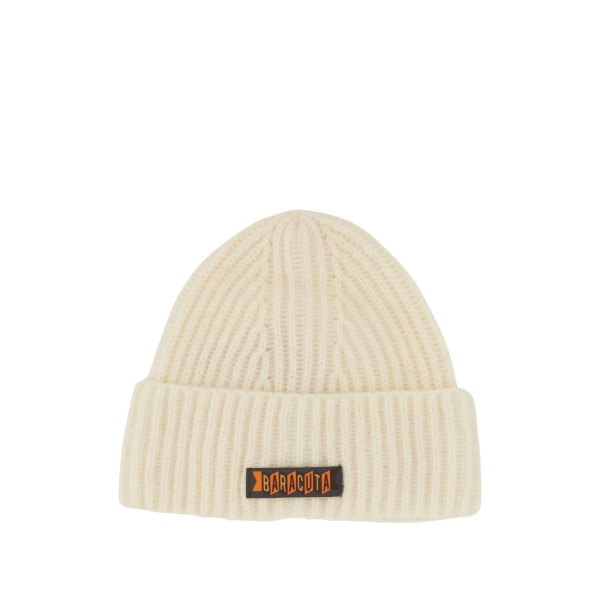 ribbed logo beanie