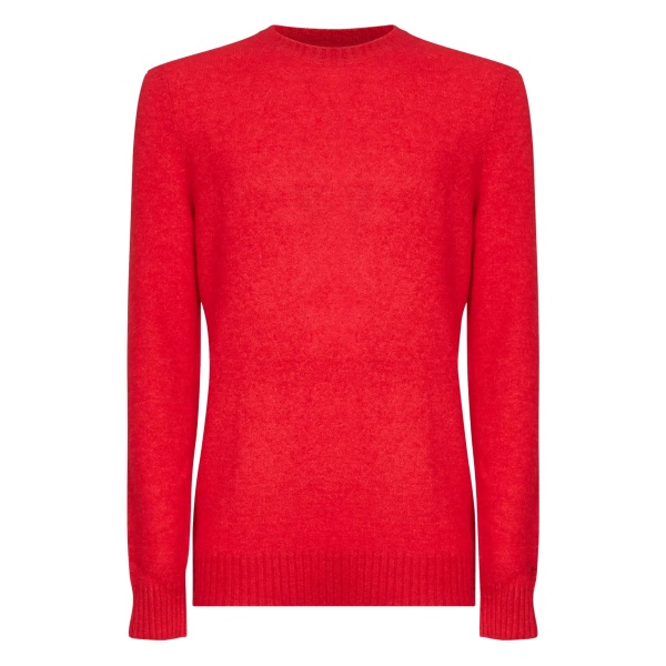ribbed logo-embroidery sweater