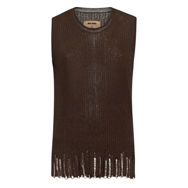 ribbed sleeveless top