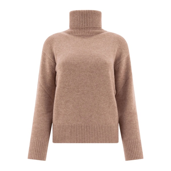 ribbed turtleneck sweater