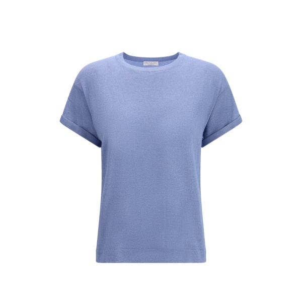 rolled-sleeve T-shirt