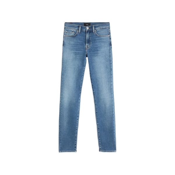 Roxanne logo-patch jeans