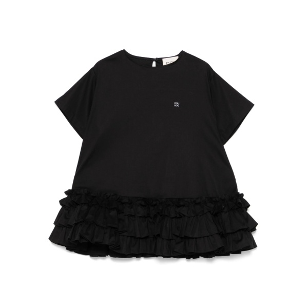 ruffle-detail dress
