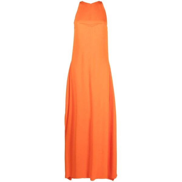 ruffled maxi dress
