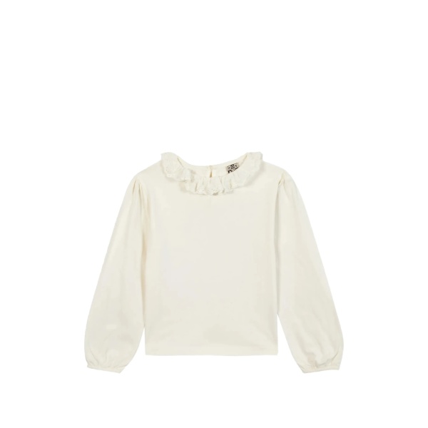 ruffled T-shirt