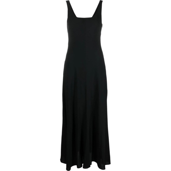 scoop neck flared dress