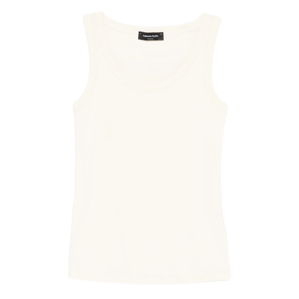 scoop-neck top