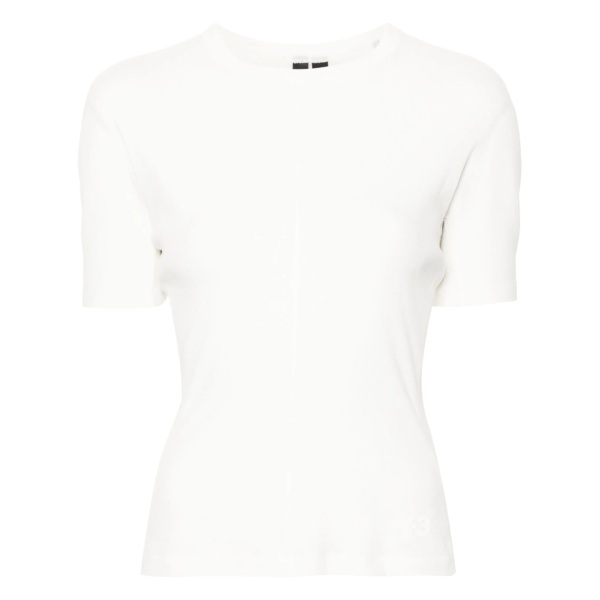 seam-detail cotton T-shirt