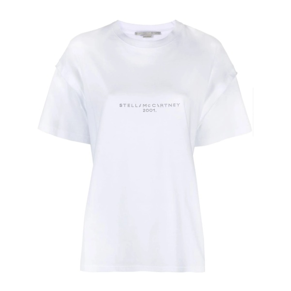 sequin-embellished logo T-shirt