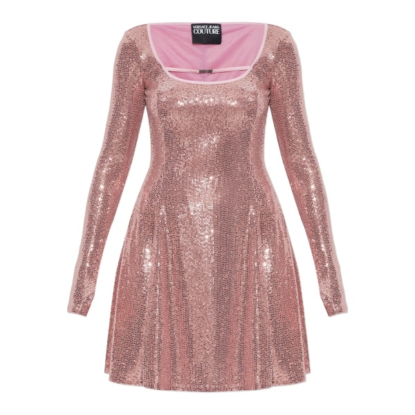 sequin-embellished mini dress