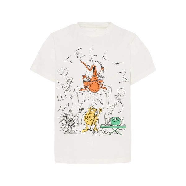 short-sleeve print-detail T-shirt