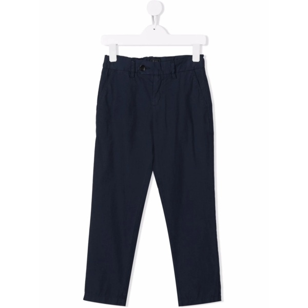 slim-cut chino trousers