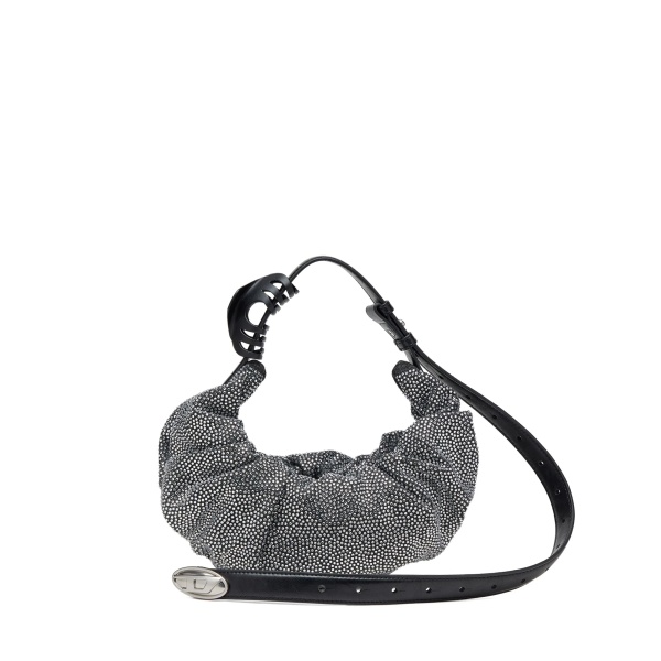 small Grab-D embellished scrunched shoulder bag
