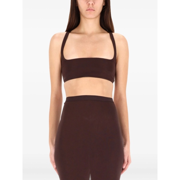square-neck top