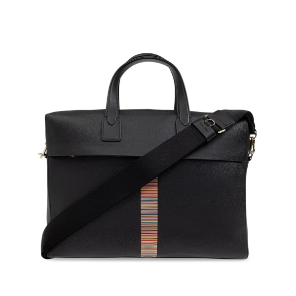 stripe-detailing laptop bag