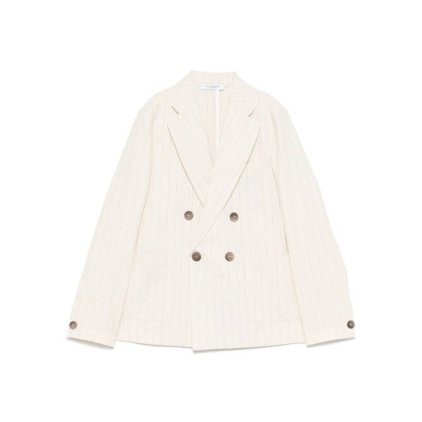striped blazer