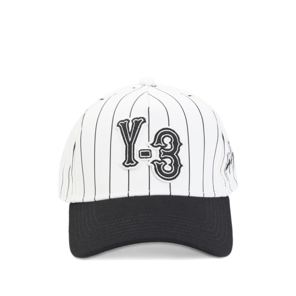 striped logo cap
