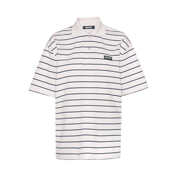 striped polo shirt