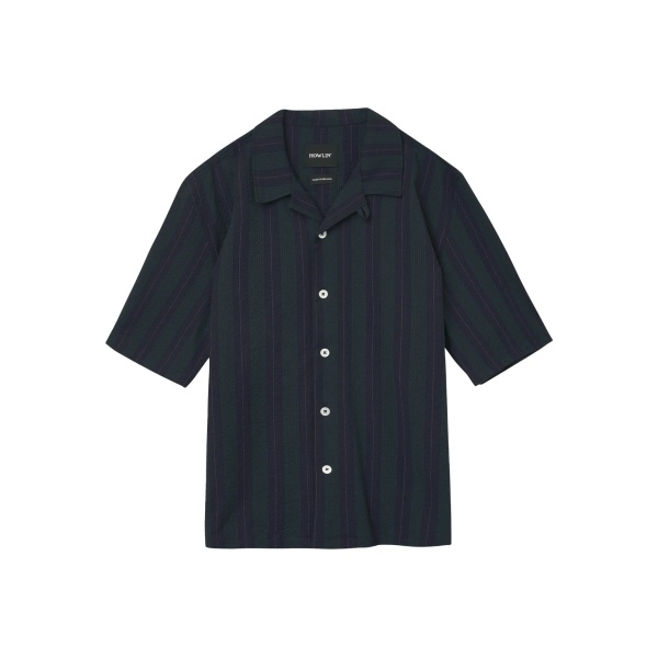 striped short-sleeve shirt