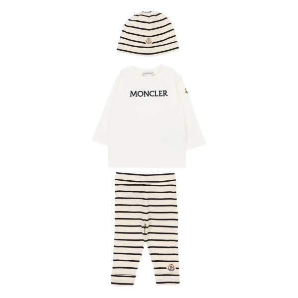 striped trousers set (set of three)