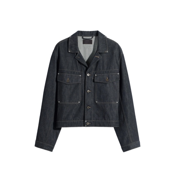 studded denim jacket