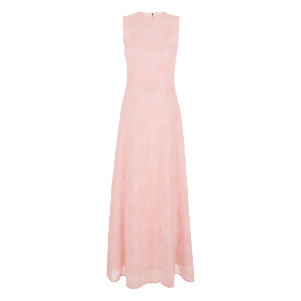 textured effect maxi dress