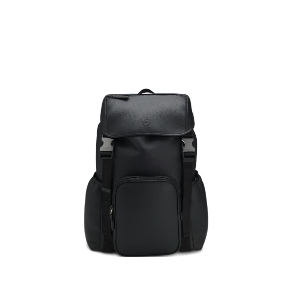 top-grain buckle backpack