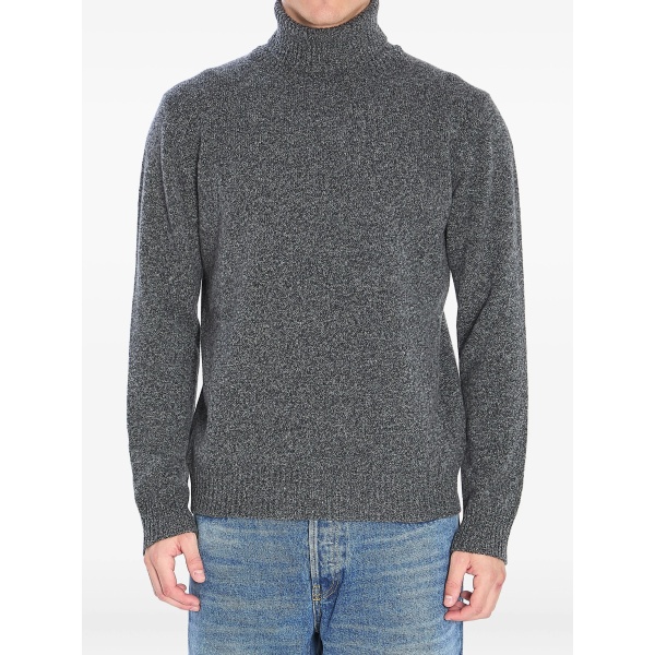 turtleneck ribbed sweater
