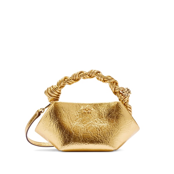 twisted-handle tote bag