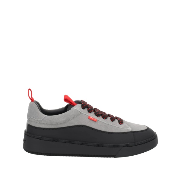 two-tone lace-up sneakers