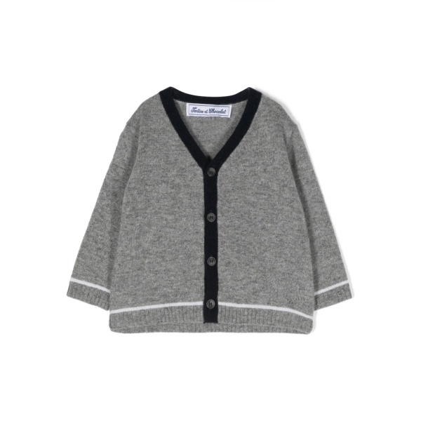 V-neck cashmere cardigan