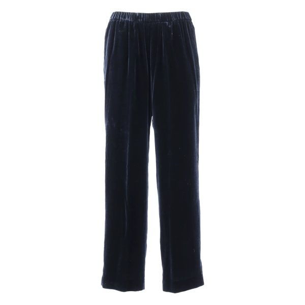 velvet cropped trousers