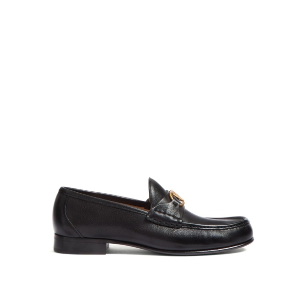 VLogo Signature leather loafers