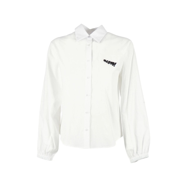 wrinkled poplin shirt
