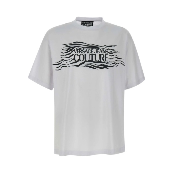 zebra-motif t-shirt
