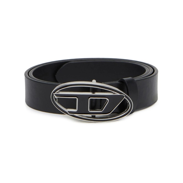 1DR logo-buckle leather belt