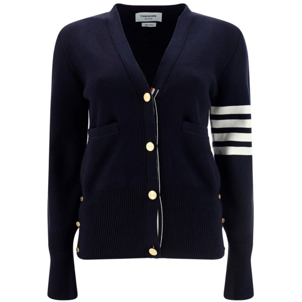4-Bar stripe cardigan