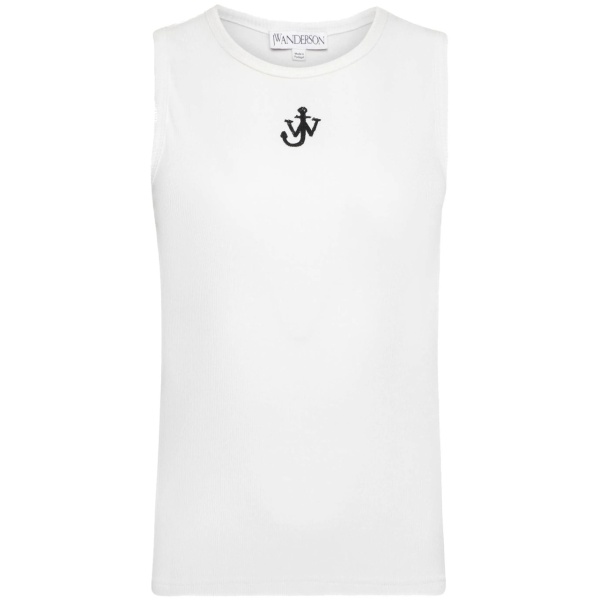 Anchor-embroidered top