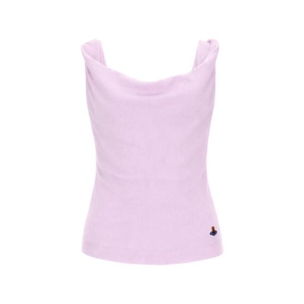 Anna twisted-straps tank top