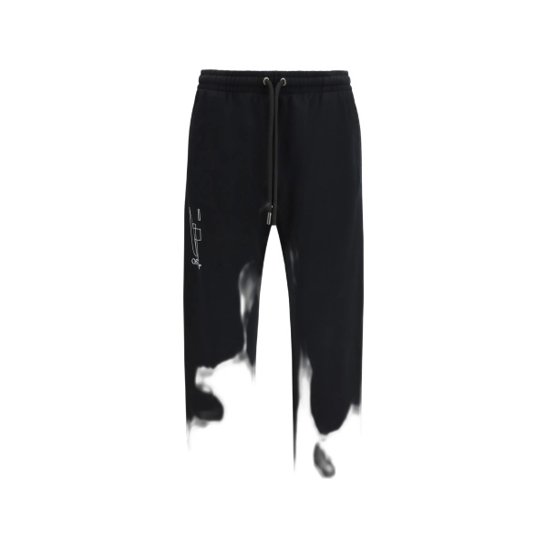 arrow-graphic track pants