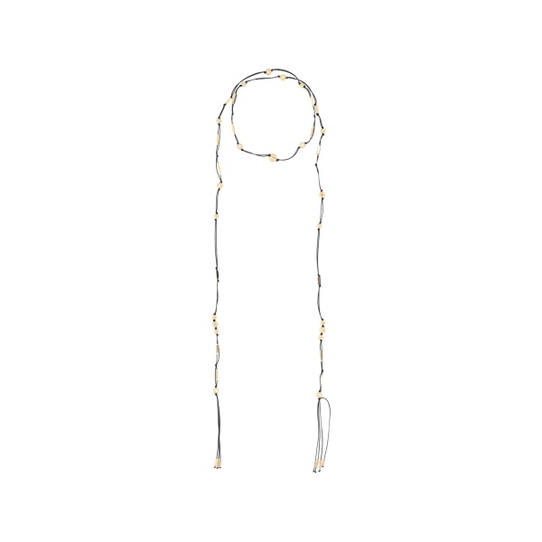 beaded scarf necklace