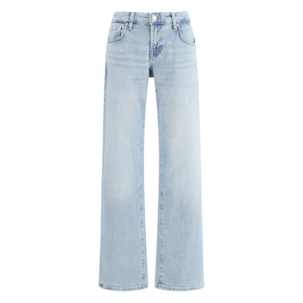 belt-loop five-pocket jeans