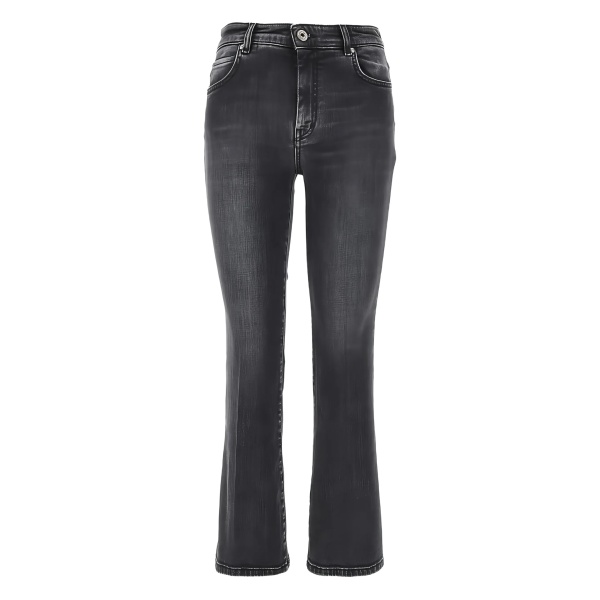 belt loops cropped jeans