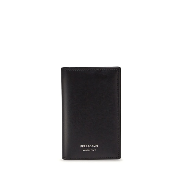 bi-fold leather cardholder