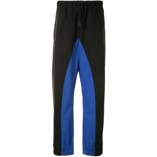 bicolour track pants