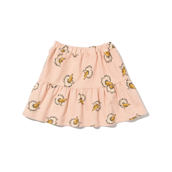 Birdie tiered ruched skirt