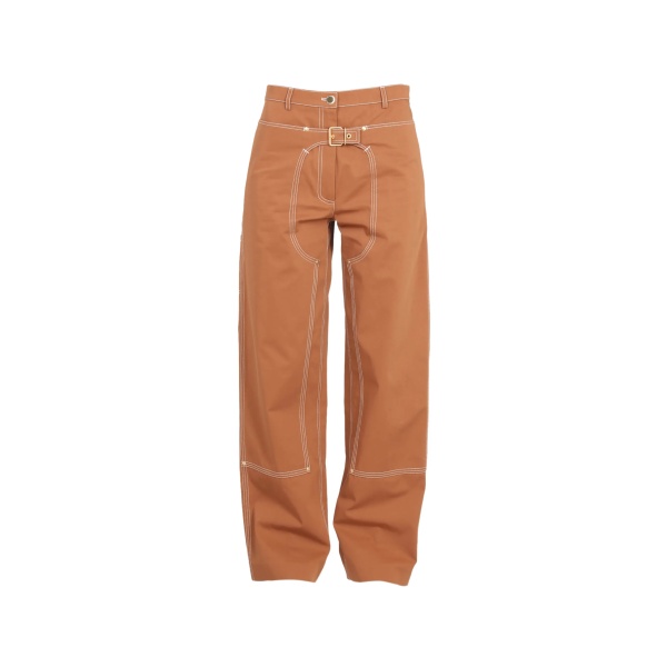 buckle-detail trousers