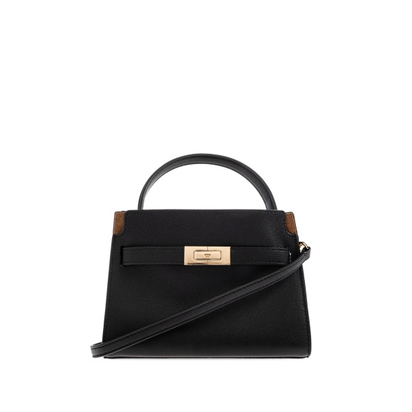 buckle leather tote bag