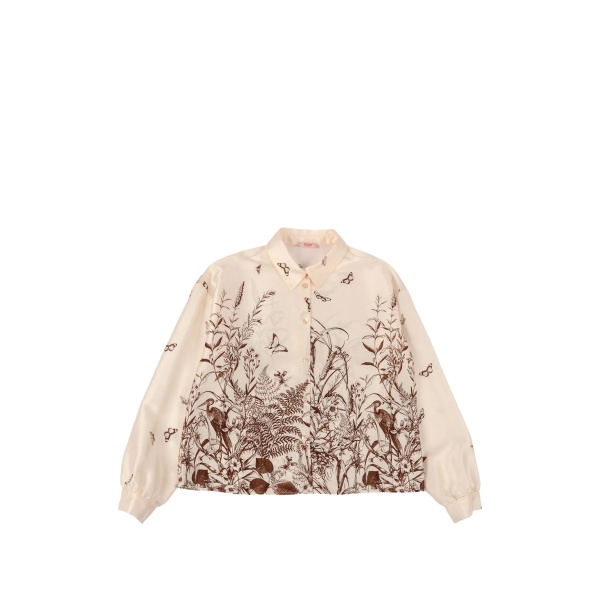 butterfly-detail blouse