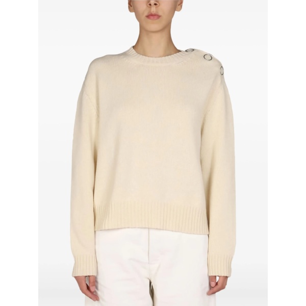 button-detail sweater